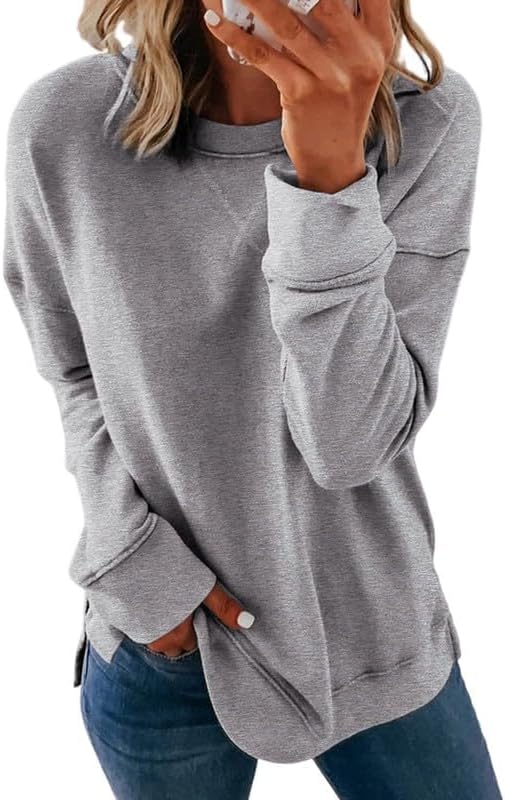 Casual Soft Long Sleeve Sweatshirt Women