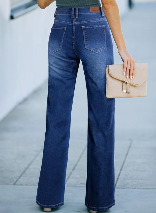 Sidefeel Women's Wide Leg Jeans Pants