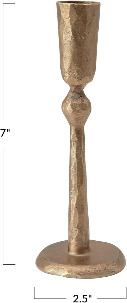 Creative Co-Op Hand-Forged Metal Taper Candle Holder
