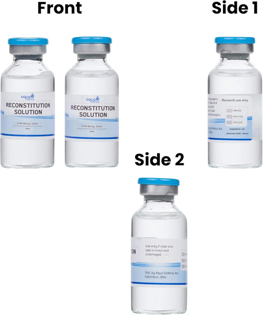 Reconstitution Solution Ultra Clean Glass Vials