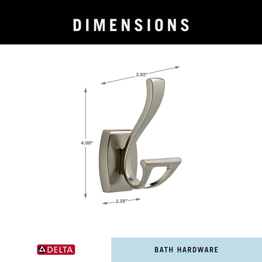 DELTA Dansant Towel Hook Robe Hook Satin Nickel