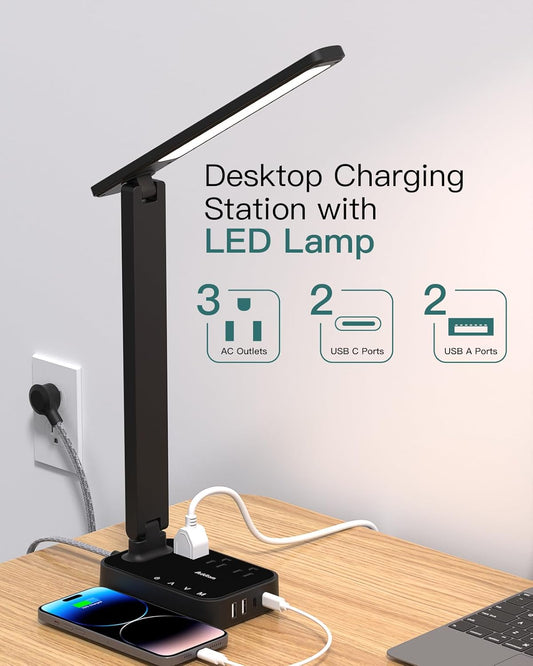 Addtam LED Desk Lamp – Touch, 4 Modes