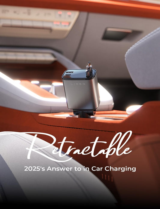 LISEN USB-C Car Charger for iPhone 16