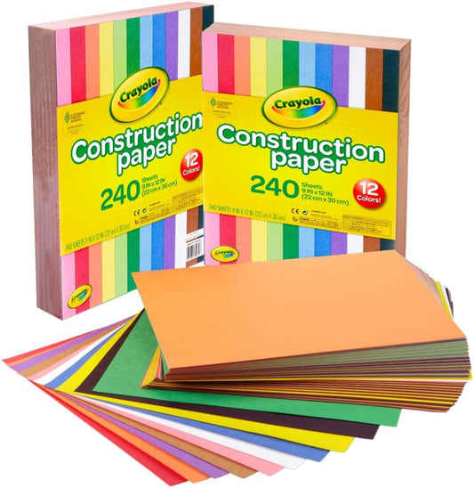 Crayola Construction Paper 480 Sheets for Kids