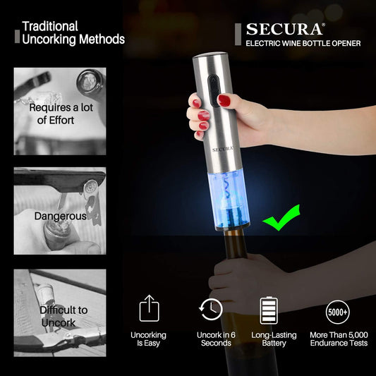 Secura Automatic Electric Wine Opener