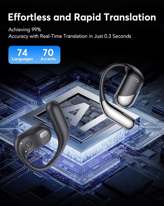 AI Translation Earbuds Real-Time Translator