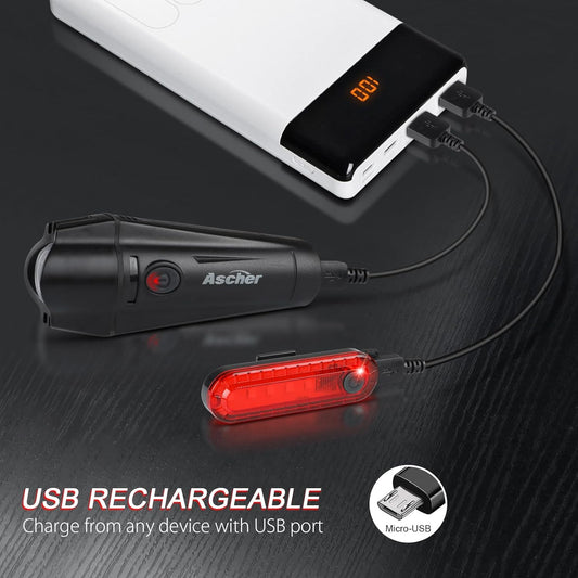Ascher Ultra Bright Bike Light
