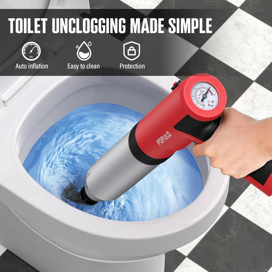 POPULO Electric Toilet Plunger Swift High Pressure