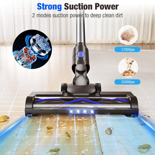 Cordless Vacuum Cleaner 8-in-1 Stick Lightweight