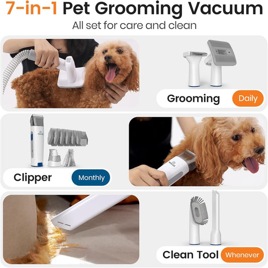 oneisall Dog Grooming Vacuum
