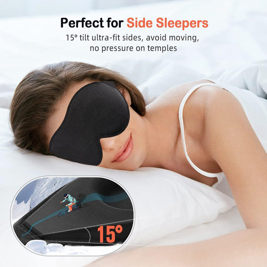 LitBear 3D Sleep Mask for Side Sleepers
