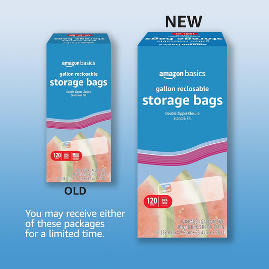 Amazon Basics Gallon Food Storage Bags
