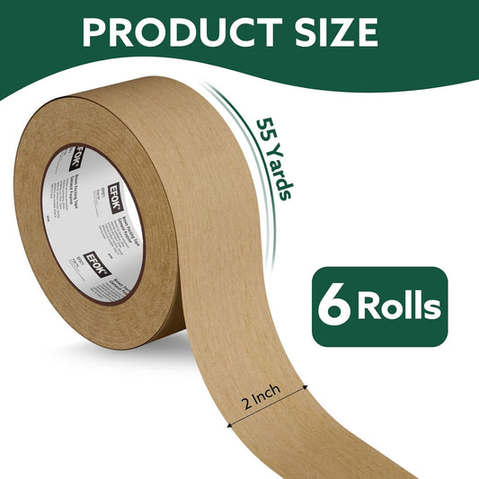 2025 Upgrade Brown Packing Tape 6 Pack