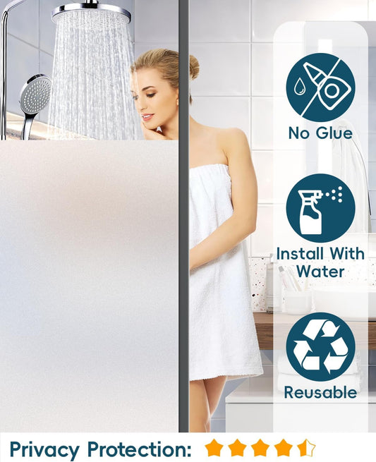 Frosted Glass Window Privacy Film Decorative