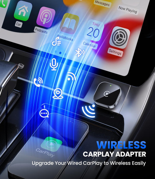 Teeran Wireless CarPlay Adapter Fast & Easy Use