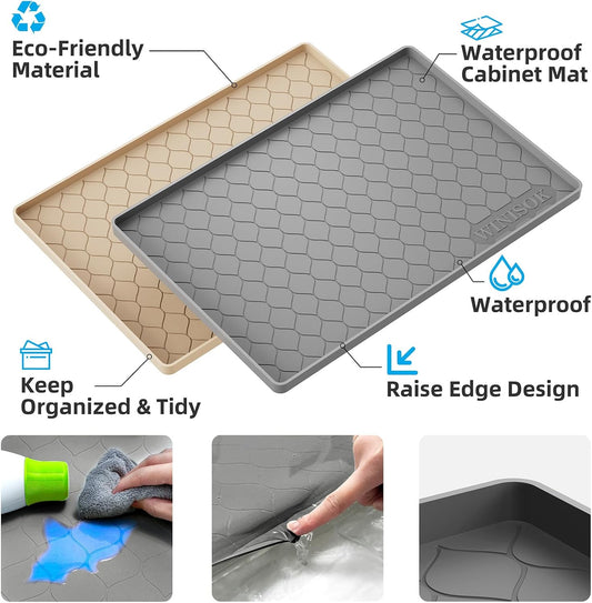 Silicone Under Sink Mat Kitchen & Cabinet Protector