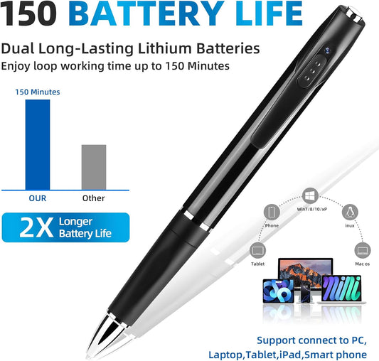 1080P Body Camera Long Battery Life Micro Pen Camera