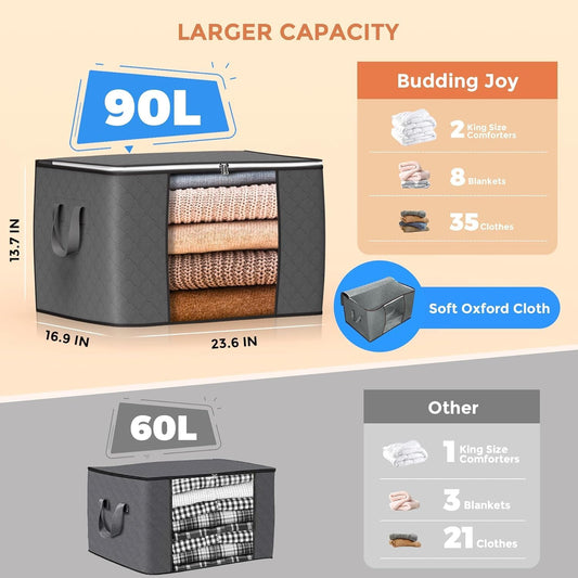 90L Large Clothes Storage Bags