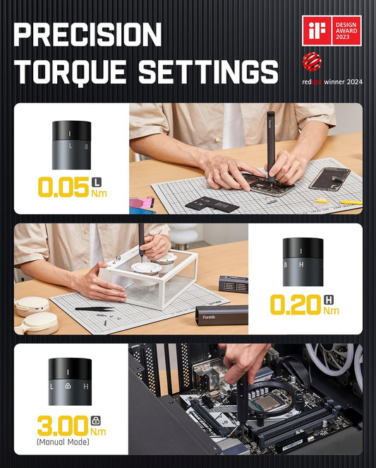"Fanttik E1 Max Electric Precision Screwdriver Set