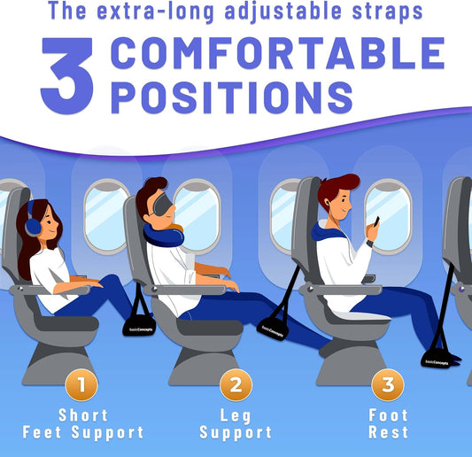 Airplane Foot Rest Travel Comfortably Perfect Foot Hammock