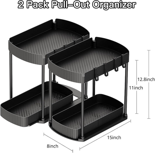 2-Pack Pull-Out Storage Organizers