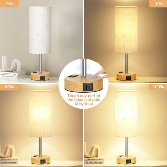 Bedside Touch Lamp 3-Way Dimmable