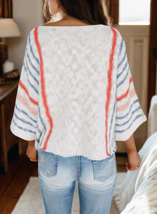 Dokotoo Womens Fall Casual Crewneck Sweaters