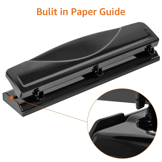 Amazon Basics 3 Hole Punch, 10 Sheet Capacity