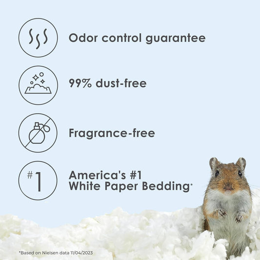Kaytee Clean & Cozy White Paper Bedding for Small Pets