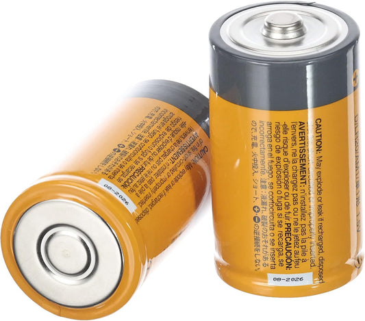 12 Pack D Cell All-Purpose Alkaline Batteries