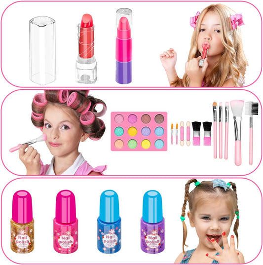 Hollyhi 58-Piece Kids Makeup Kit