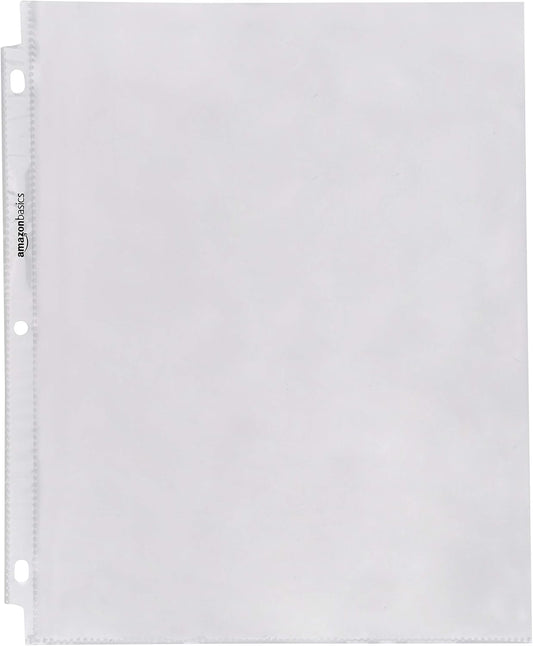 Amazon Basics Clear Sheet Protectors
