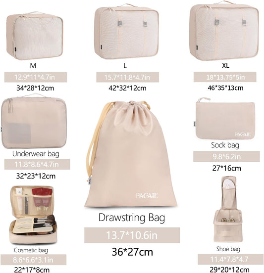 BAGAIL 8-Set Packing Cubes