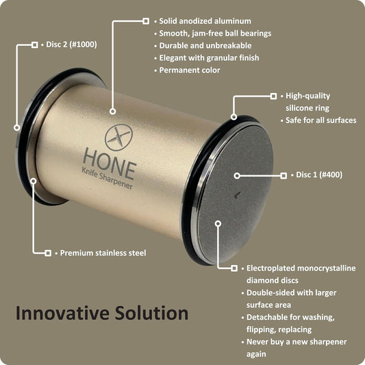 𝗛𝗢𝗡𝗘 Knife Sharpener Knife Blade Repair and Restoration Tool