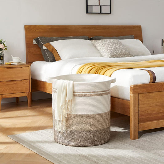 OIAHOMY 80L Laundry Baskets Hamper with Handles