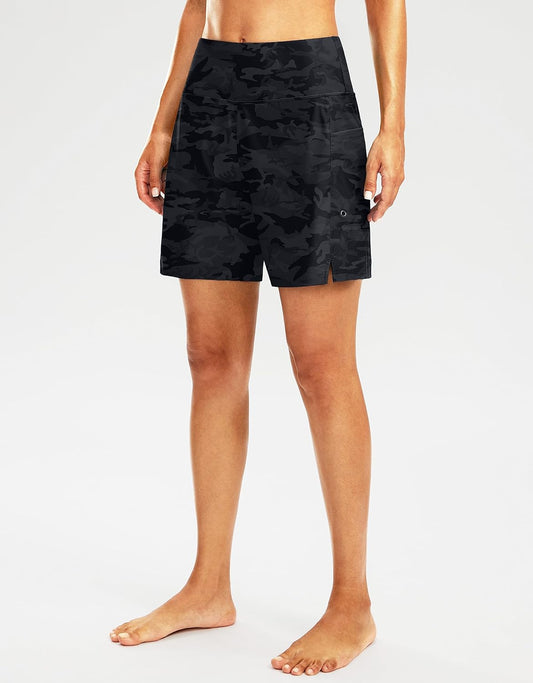 Women’s Swim Board Shorts with Liner Pockets