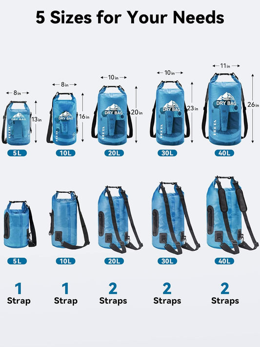 HEETA Waterproof Dry Bag for Travel