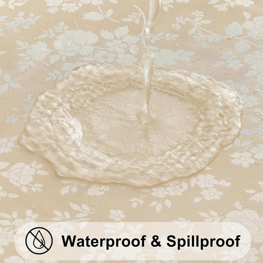 Smiry Rectangle Table Cloth Waterproof Heavy Duty