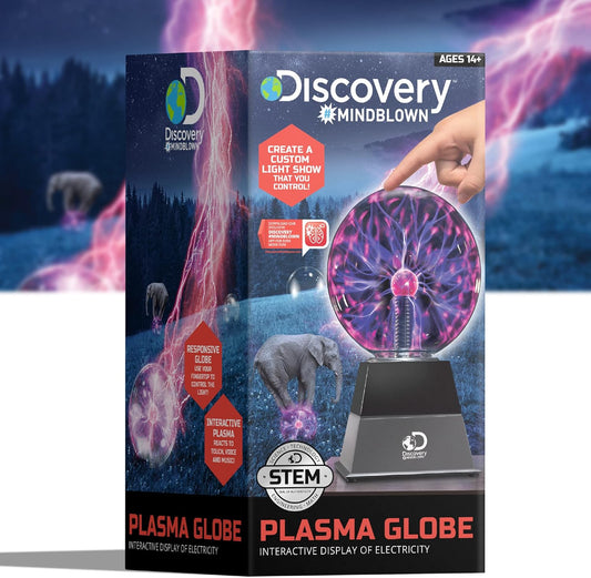 Discovery Plasma Globe Lamp Touch & Sound