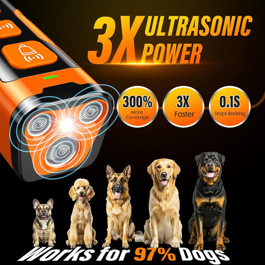 Ultrasonic Dog Bark Deterrent – 6 Training Modes