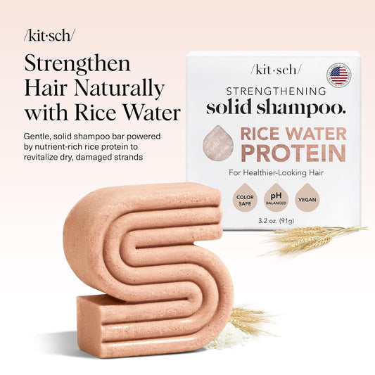 Kitsch Rice Water Shampoo Bar Hair Growth Soap