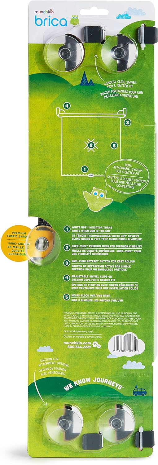 Munchkin Brica Car Sun Shade UV Protection