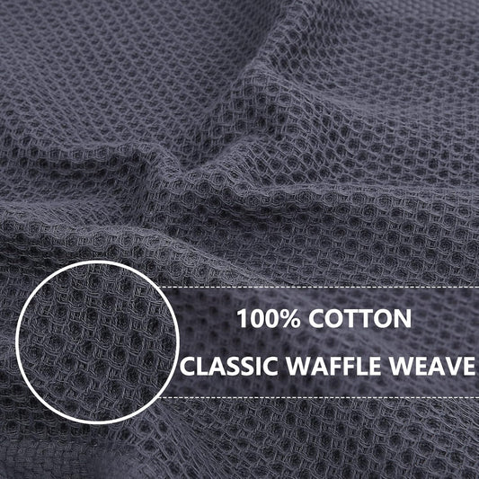 Homaxy 100% Cotton Waffle Dish Cloths