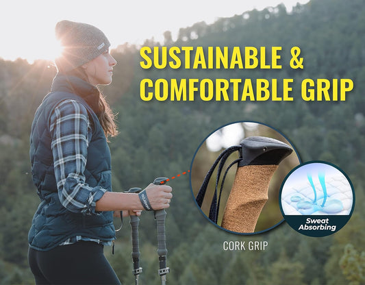 TREKOLOGY Trek-Z Trekking Poles Lightweight