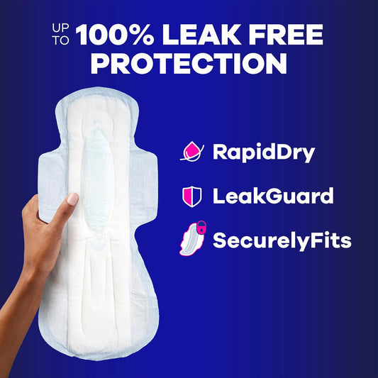 Always Maxi Overnight Pads with Wings for Women