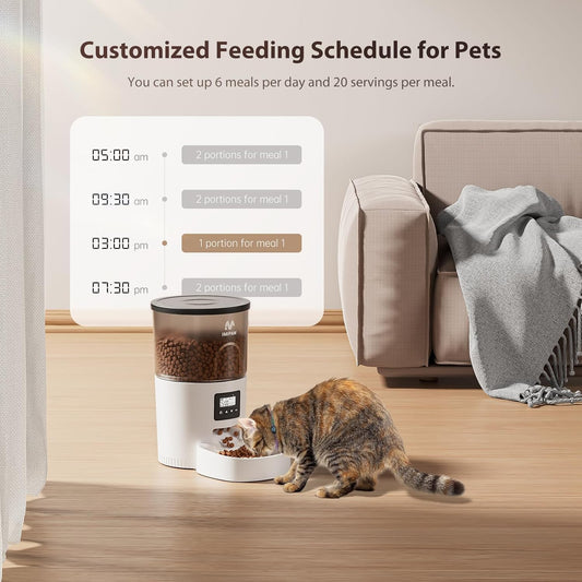 Automatic Cat Feeder – 3L Timed Food Dispenser