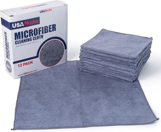 USANOOKS Microfiber Cleaning Cloth Towels