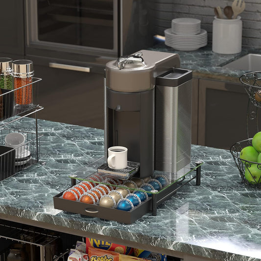 DecoBrothers Crystal Glass Nespresso Pod Holder