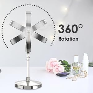 Rechargeable Lighted Makeup Mirror