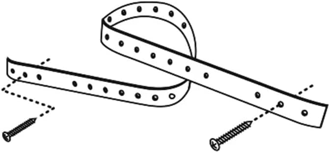 Heavy-Duty Plastic Hanger Strap for Pipes & Ducts